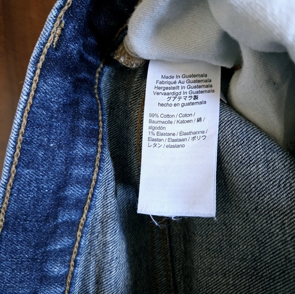 Madewell Women's Mid-Rise In Chaseley Wash Tomboy Straight Leg Jeans Size 25 - Picture 15 of 16